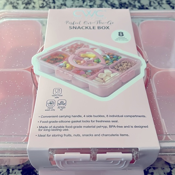 CWC Sparkly Pink Snackle Box - Picture 3 of 11